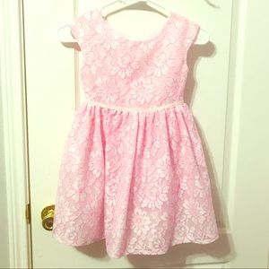 6X Cherokee Pink Flowery Dress